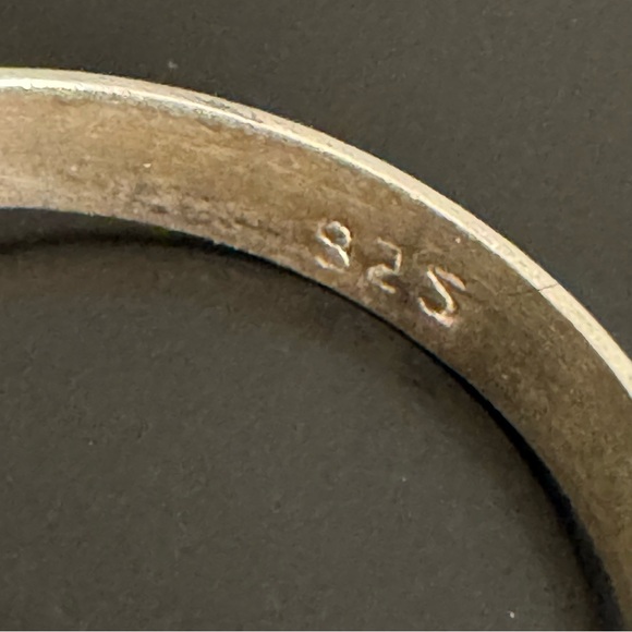 Vintage Sterling Silver Turquoise Ring - Picture 2 of 9